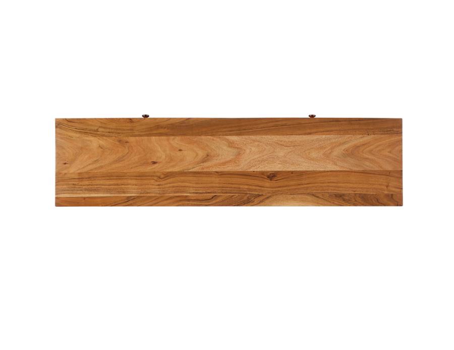 Modal Additional Images for Lotus 2-drawer Wood Entryway Console Table Natural Brown