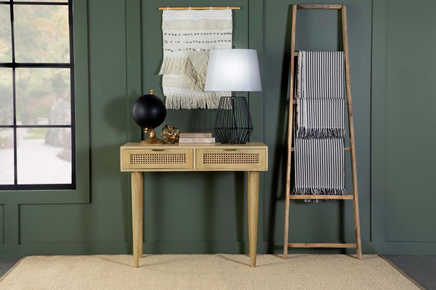 Modal Additional Images for Zamora 2-drawer Entryway Console Accent Table Natural