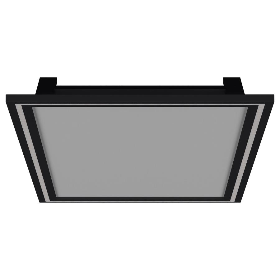 Windrose 28 x 67 Inch Tempered LED Standing Mirror Black