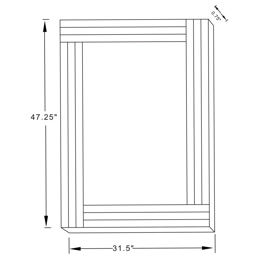 Modal Additional Images for Remi Rectangular Wall Mirror